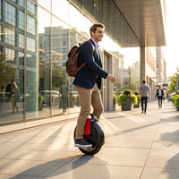 Fabrika Çıkışlı 350W Elektrikli Tek Tekerlekli Bisiklet 14 İnç Tek Tekerlekli Scooter 67.2V Akıllı Kendinden Dengeleyici Katlanabilir Monowheel 15 Km/s Hız
