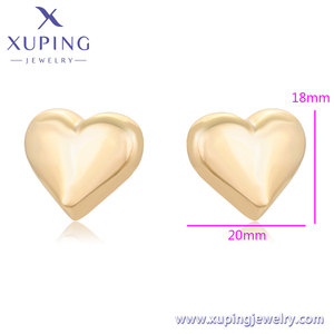 X000771187 XUPING joyería nueva personalidad moda amor corazón Stud pendientes elegante lujo delicado señoras pendientes - Product Image 2