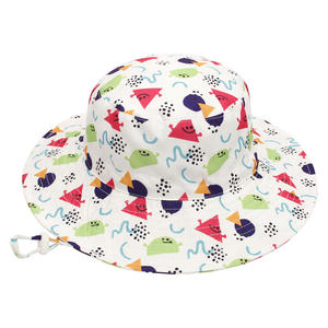 Nouveau bébé chapeau <span class=keywords><strong>de</strong></span> soleil plage chapeaux <span class=keywords><strong>de</strong></span> <span class=keywords><strong>bain</strong></span> UPF <span class=keywords><strong>50</strong></span> + été seau chapeau enfants infantile large bord couleur unie casquette réglable - Product Image 5