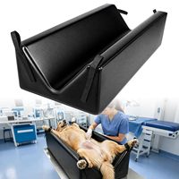 Coussin de positionnement pour échographie vétérinaire, immobilisateur pour radiographie, positionneur en mousse en V pour imagerie canine et féline, housse en PU lavable