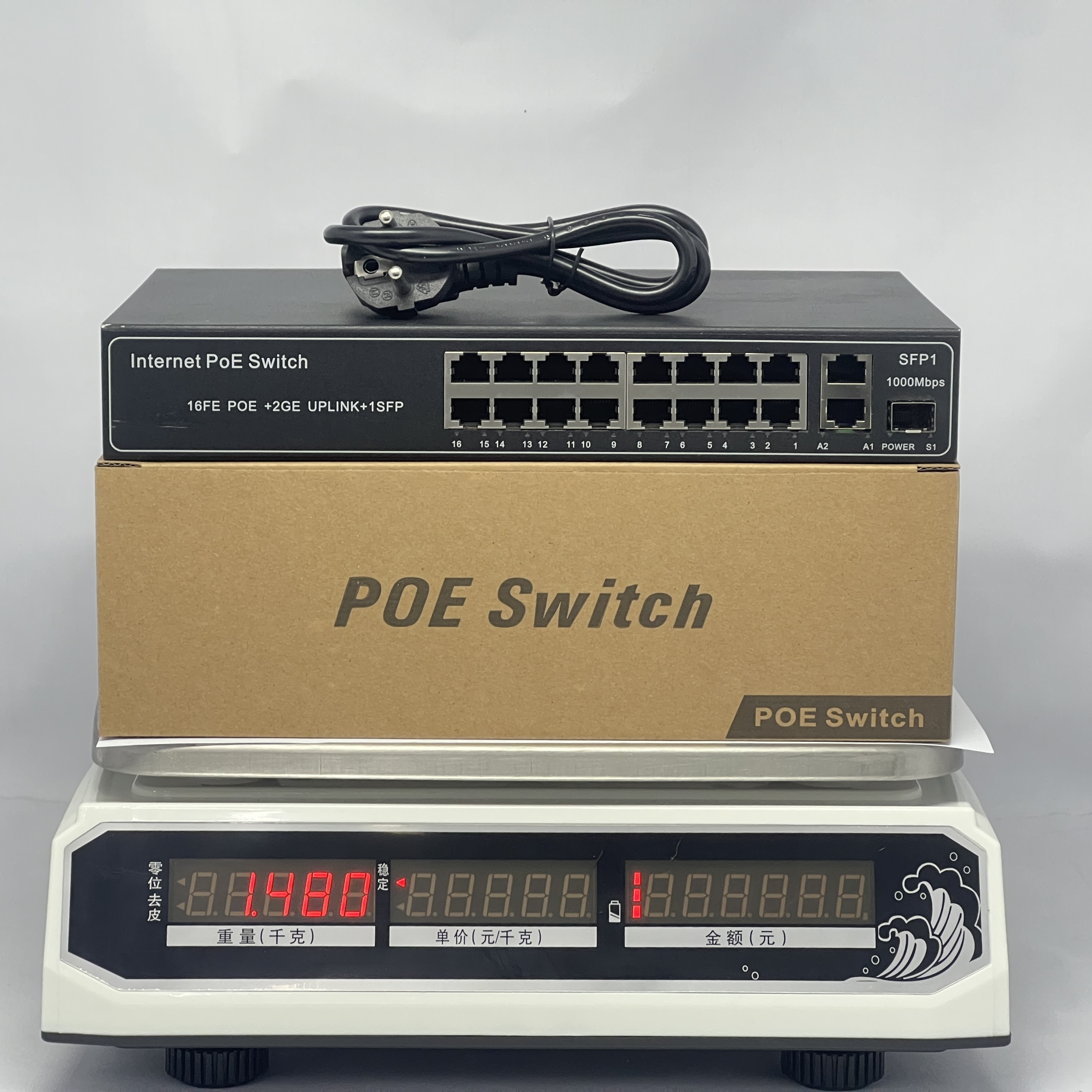 16*FE POE+2*GE UPLINK+1*GE SFP
