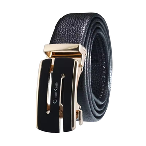 Cinturón de Cuero Vacuno para Hombre, Hecho a Mano, de Alta Calidad, Estilo Vintage, con Hebilla de Aleación y Cierre Automático, Resistente al Agua, 3.6 cm, Venta al Por Mayor - Product Image 1