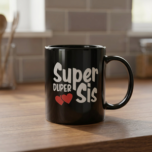 Mug à café en céramique noire, tasse à thé en céramique imprimée, mug en céramique avec impression, thé noir, café - Product Image 1