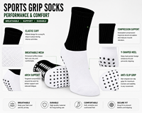 Chaussettes de sport d'équipe personnalisées avec logo antidérapantes pour le football, tricotées pour l'été, ODM, pour jeunes et adultes, écologiques