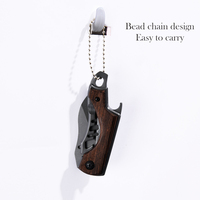 Couteaux de poche pliants tranchants manche en bois chasse camping survie couteaux de plein air couteaux vente en gros couteau pliant