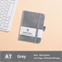 Carnet de notes A7 avec cordon, reliure à colle froide, journal à élastique, agenda de poche, carnet de bord personnalisé