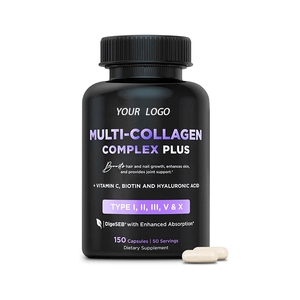 OEM ODM Private Label Natural Biotin Keratin Hyaluronic Acid Collagen <b>Capsules</b> for Adults Energy Management - Product Image 1