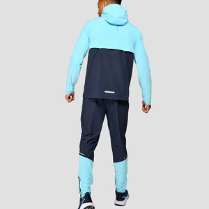 Conjunto de <span class=keywords><strong>Chándal</strong></span> Personalizado con Logotipo, Corte Ajustado, Cremallera, Rayas Laterales, Estilo Deportivo, Informal, Suave y Transpirable - Product Image 6