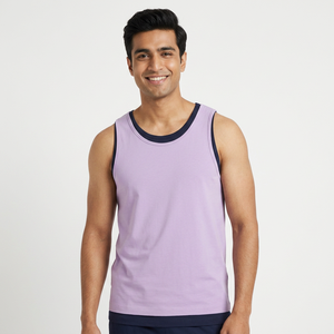 Camiseta sin Mangas Personalizada con Logotipo Barata para Hombre, Camiseta Deportiva Ajustada sin Mangas para Hombre, Ropa de Tela Personalizada para Hombre - Product Image 1