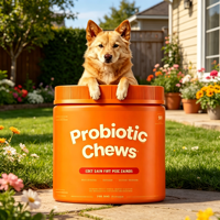 OEM ODM Probiotiques pour chiens sous forme de friandises moelleuses, favorisent la santé intestinale, soulagent la diarrhée pour toutes les races de chiens