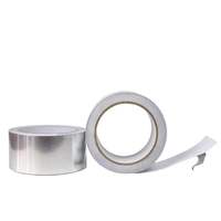 Ruban adhésif en feuille d'aluminium Ruban adhésif en argent pour le scellement des conduits d'air chaud et froid Conduits d'air chaud et froid