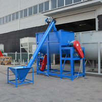Usine de malaxage de mortier sec résistant à l'usure, production de 15 tonnes/heure pour la fabrication de mortier pré-mélangé pour la construction