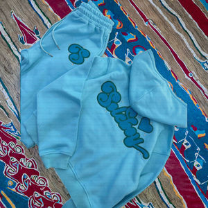 Conjunto Deportivo de Algodón con Cremallera y Bordado para Mujer, 2 Piezas, Top Corto y Pantalones Deportivos Ajustados con Capucha para Invierno - Product Image 3