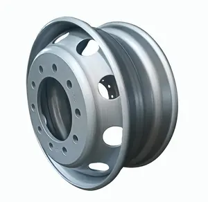 Llantas de acero sin cámara para camión pesado, llantas de 22,5 pulgadas, 11R22.5, 12R22.5, 22.5X8.25, 22.5X9.00 - Product Image 1