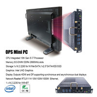 Intel I5 I7 10. Nesil Gömülü Bilgisayar 8GB 16GB DDR4 256GB 512GB SSD Stok Opsleri İnteraktif Panel için