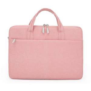 Sacs promotionnels personnalisés avec logo imprimé, imperméables, pour ordinateur portable 14 pouces, avec sangle pour chariot, pour les bureaux et les cadeaux d'entreprise - Product Image 3