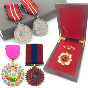 เหรียญรางวัลสำหรับเล่นกีฬาทำจากโลหะพิมพ์ลายเพื่อเป็นเกียรติแก่3D ออกแบบพิเศษ - Product Image 2