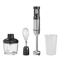 Nouveau mixeur multifonctionnel à deux vitesses variables, mixeur plongeant électrique haute vitesse, ensemble de mixeur à main en acier inoxydable