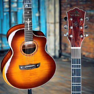 <span class=keywords><strong>ก</strong></span>ีตาร์โปร่ง ST.BOUL รุ่น <span class=keywords><strong>SCG</strong></span>-90C 6 สาย ตัวกีตาร์ทำจากไม้เมเปิลลายเสือ  ฟิงเ<span class=keywords><strong>ก</strong></span>อร์บอร์ดทำจา<span class=keywords><strong>ก</strong></span>ไม้โรสวูด  ผิวไม้ขัดเงาธรรมชาติ - Product Image 3