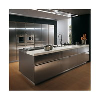 Armoire de cuisine en acier inoxydable tiroir de placard RTA pour la maison cuisine garde-manger de stockage modulaire armoire de cuisine en acier inoxydable