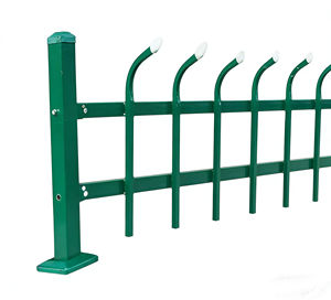 Panneaux de clôture de jardin en fer, clôture décorative pour l'intimité et la sécurité, pour cour, pelouse, parterre de fleurs, <span class=keywords><strong>barrière</strong></span> extérieure en métal avec revêtement en poudre - Product Image 2