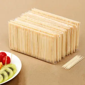 100% Natural Bamboo Material Disposable Toothpick Double Headed Wood Toothpicks