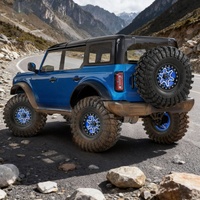 Roue planétaire de 1,9 pouce pour voiture RC 1/10 Crawler, compatible avec TRX4 SCX10 Axail YK4102 D90, pièces de mise à niveau en métal, accessoires OP