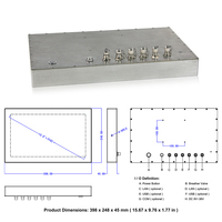 Computadora Táctil de 15.6 Pulgadas Resistente al Agua, Intel N97, Carcasa de Acero Inoxidable Completamente Sellada para Uso Industrial, PC Industrial