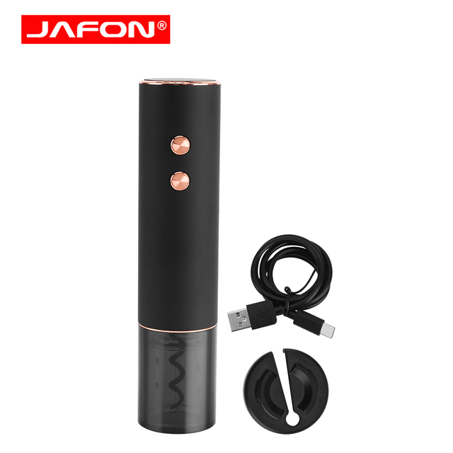 Wine Corkscrew Electric Wine Opener Rechargeable Stainless Steel Automatic Opener
