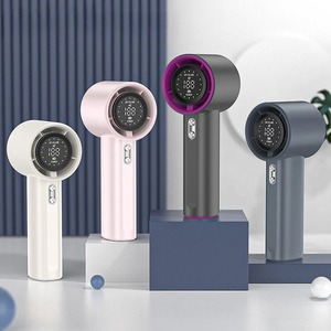 พัดลมมือถือขนาดเล็ก ชาร์จ USB 100 ระดับ จอแสดงผลดิจิตอล ชาร์จซ้ำได้ พัดลมมือถือความเร็วสูงแบบพกพา - Product Image 1