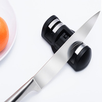 Aiguiseur à Double roue, aiguiseur de cuisine en céramique, aiguisoir en pierre, ustensiles de cuisine