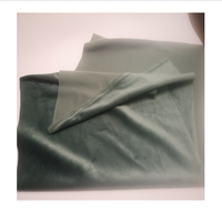 Polyester coton soie velours velours ignifuge canapé rideau drapé rembourrage Jacquard rideau occultant tissu 200-500GSM