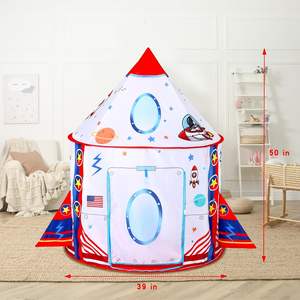 Tente de jeu spatiale mignonne pour enfants, pour l'intérieur et l'extérieur - Product Image 4