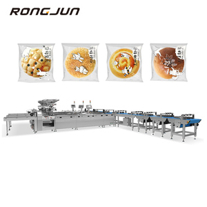 Macchina imballatrice a flusso orizzontale di alimentazione automatica per biscotti biscotti frutta verdura sacchetto cibo multifunzionale elettrico completo - Product Image 2