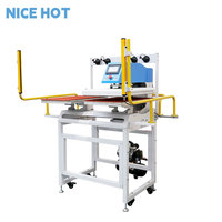 Belle chaude 4060cm pneumatique 16*24 pouces double plateau thermique Sublimation presse à chaud Machine alignement Laser disponible en option