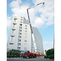 Camion de pompiers avec plateforme de travail aérienne élévatrice de 68 m, marque chinoise de premier plan, DG68, à vendre