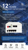 Multiplexer Optik Telepon PCM 1 Saluran, Mendukung Telepon Magneto/Hotline RS232 RS485 Data Melalui Serat Optik dengan Port Ethernet