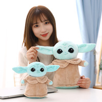 Boneka Alien Telinga Besar Hijau Lucu Baru 18-48CM, Mainan Boneka Anime Kartun, Bantal Lembut Menenangkan, Boneka Genggam, Mainan Anak