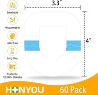 ACQ Patchs Omnipod 5 transparents en TPU pour capteur CGM, patchs adhésifs pour Omnipod 5