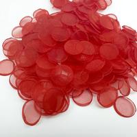 2.5cm 3D buatan tangan disetrika potongan bunga terbakar Edge Organza gaun Pernikahan Aksesori pesta DIY pengantin rambut & konfeti Streamer