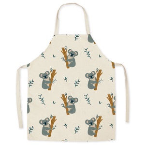 Delantal de Trabajo de Alta Calidad con Logotipo Personalizado, Diseño de Dibujos Animados, Transpirable, de Algodón, Ideal para Panaderías, Cafeterías y Hoteles - Product Image 4