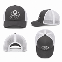Gorra Snapback de Malla con Parte Trasera de Malla y Parte Delantera de Algodón, Transpirable, con Costuras Reforzadas, para Exteriores, con Bajo MOQ y Muestreo Rápido para Compradores de Merchandising de Eventos, con Parche Personalizado