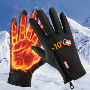 Gants d'hiver pour hommes et femmes, compatibles avec les écrans tactiles, chauds, pour le cyclisme en plein air, la conduite, la moto, résistants au froid et au vent - Product Image 1