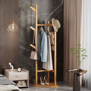 Bamboo <b>clothes</b> <b>rack</b> for home use, bedroom, indoor use - Product Image 1