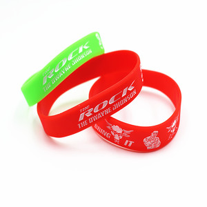 สายรัดข้อมือซิลิโคนพิมพ์ลายแบบไม่เคลือบผิวไหม้พร้อมตัวอักษรหลากสีสำหรับการเต้นรำแบบสดๆ - Product Image 6