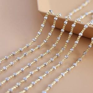 สร้อยข้อมือทองคำแท้ 18k Xinfly Au750 ดีไซน์ลูกปัดปรับได้ สำหรับผู้หญิง - Product Image 2