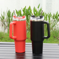 Thermos en acier inoxydable 304 de 40 oz avec paille isolée, moderne, pour la maison, la salle de sport, la chartreuse, le café, 1200 ml, gobelet à crème glacée