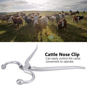 كماشة حامل أنف البقر ، ماشية تكبح الأنف ، المشابك للتطعيمات ، وضع علامات ، إزالة الهورنينغ أو التشذيب - Product Image 2