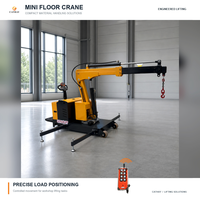 Grue mobile électrique à batterie 24V CSEC-900R 900kg 90 °   Grue de levage rotative pour entrepôt