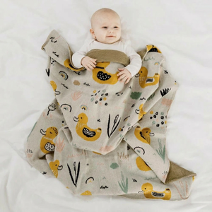 Direct Factory Organic Bamboo Cotton Muslin Baby Blanket <b>Super</b> <b>Soft</b> Swaddle Blanket Wholesale OEM Manufacturer - Product Image 1